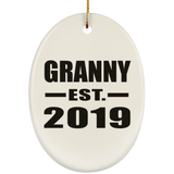 Granny Established EST. 2019 - Oval Ornament