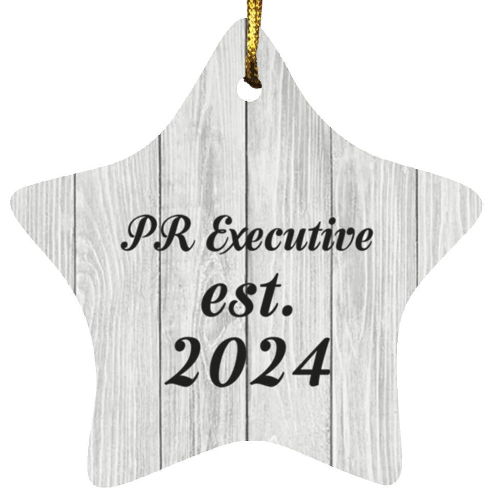 PR Executive Established Est. 2024 - Star Ornament F