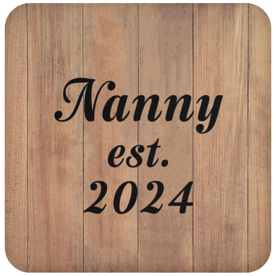 Nanny Established EST. 2024 - Drink Coaster C