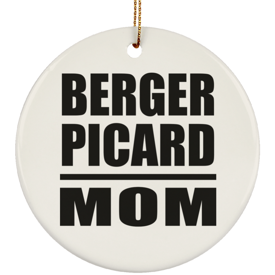 Berger Picard Mom - Circle Ornament