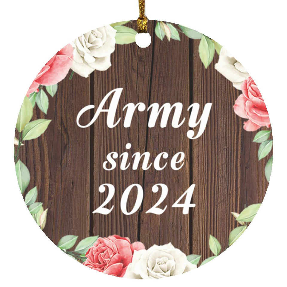 Army Since 2024 - Circle Ornament A