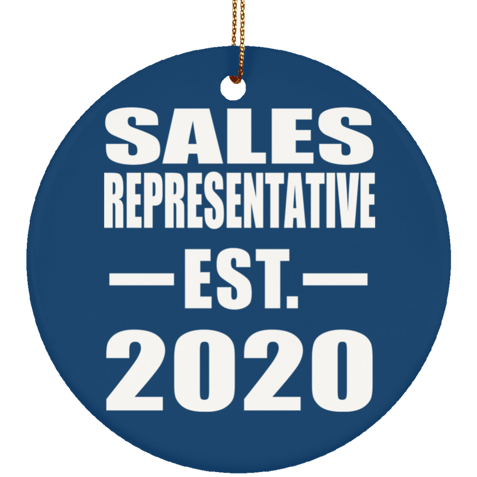 Sales Representative Established EST. 2020 - Circle Ornament