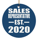 Sales Representative Established EST. 2020 - Circle Ornament