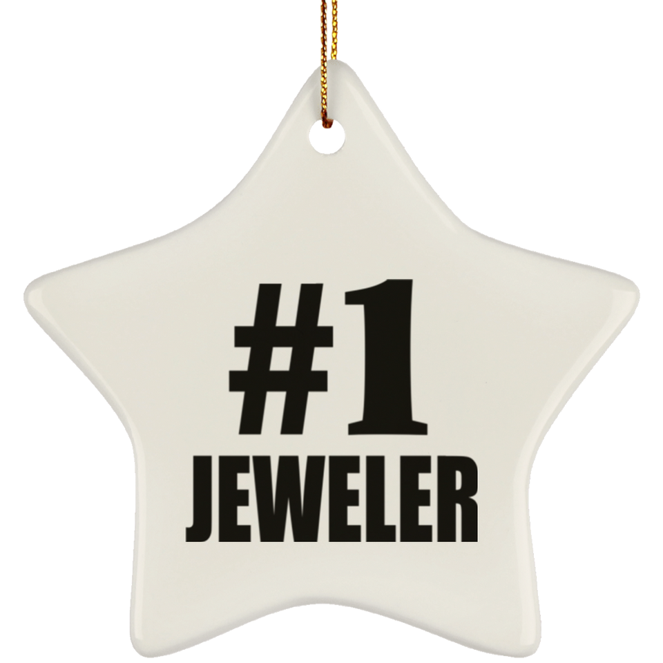 Number One #1 Jeweler - Star Ornament