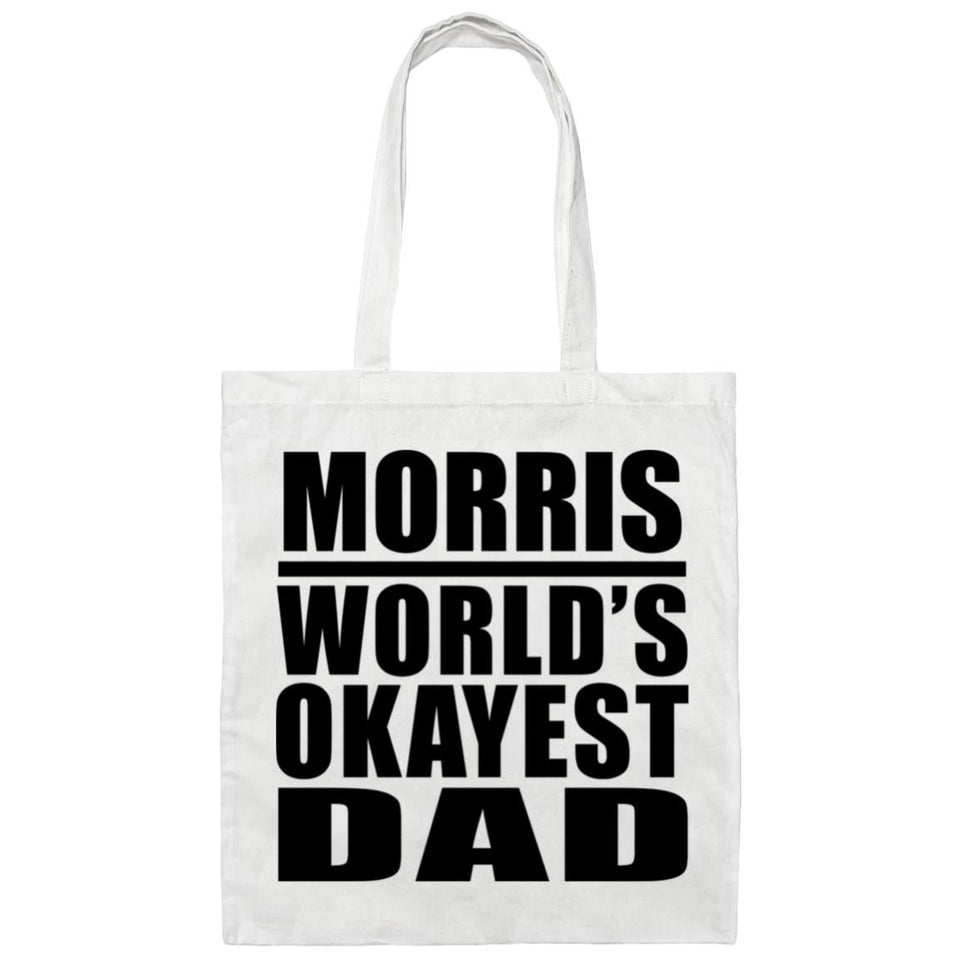 Morris World's Okayest Dad - Tote Bag White