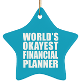 World's Okayest Financial Planner - Star Ornament