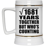 41st Anniversary Square Root of 1681 Years Who's Counting - Beer Stein