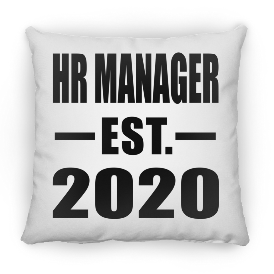 HR Manager Established EST. 2020 - Throw Pillow