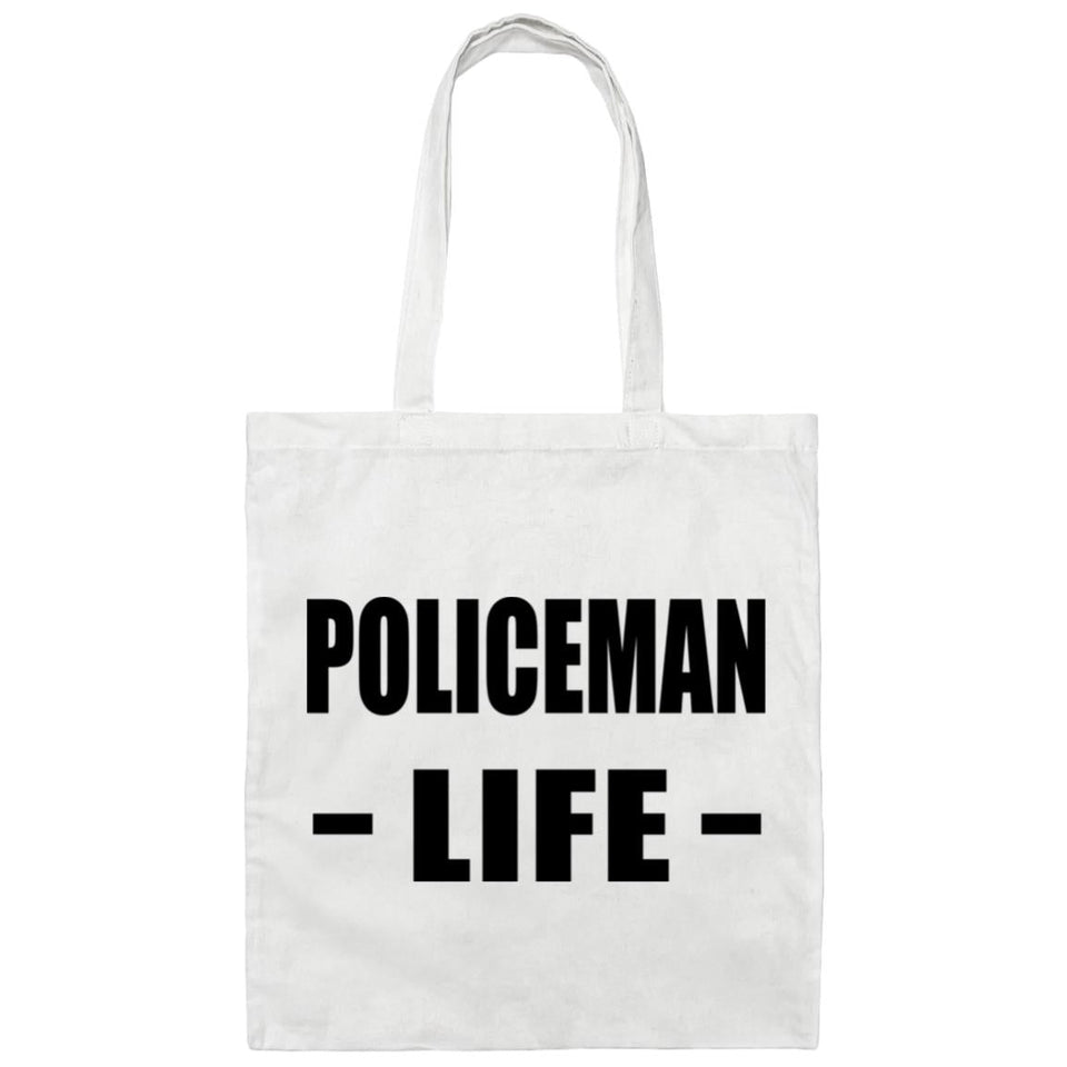 Policeman Life - Tote Bag White