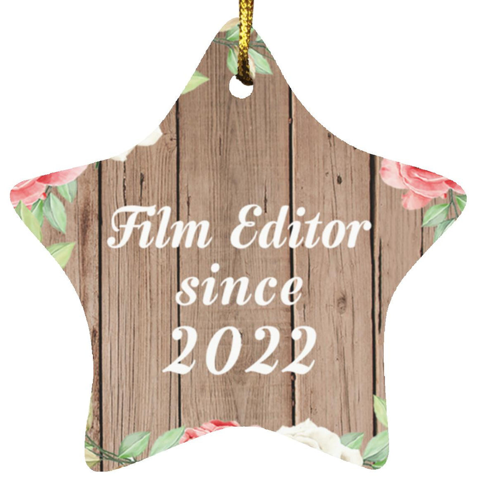 Film Editor Since 2022 - Star Ornament B