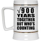 30th Anniversary Square Root of 900 Years Who's Counting - Beer Stein