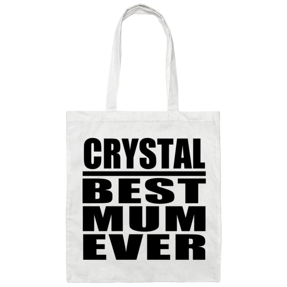 Crystal Best Mum Ever - Tote Bag White