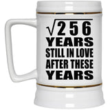 16th Anniversary Square Root of 256 Years Still In Love - Beer Stein