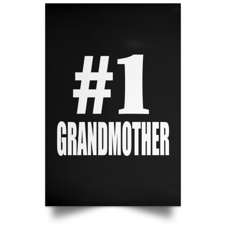Number One #1 Grandmother - Poster Portrait