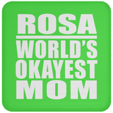 Rosa World's Okayest Mom - Drink Coaster