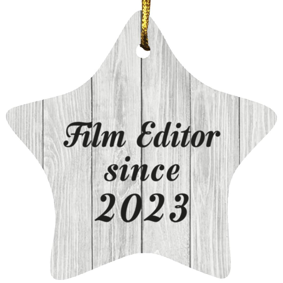 Film Editor Since 2023 - Star Ornament F