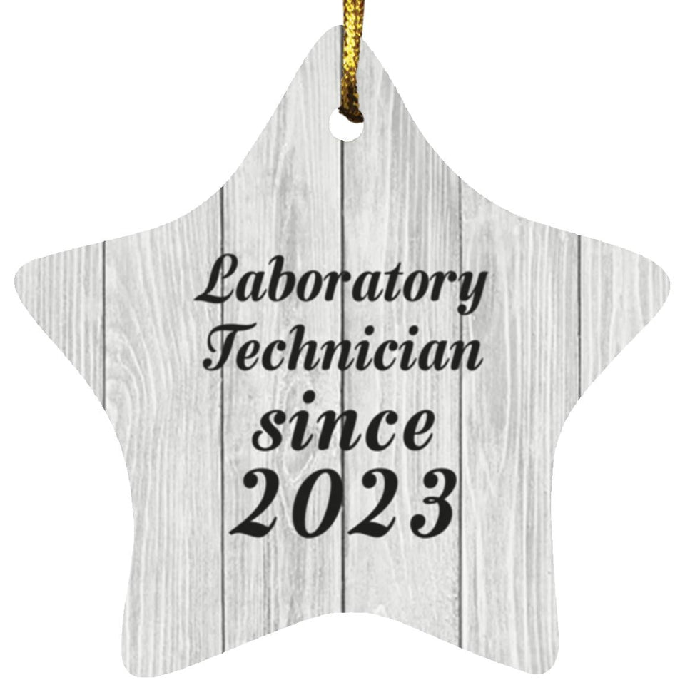 Laboratory Technician Since 2023 - Star Ornament F