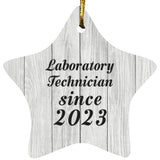 Laboratory Technician Since 2023 - Star Ornament F