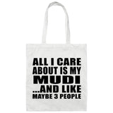 All I Care About Is My Mudi - Tote Bag White