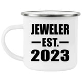 Jeweler Established EST. 2023 - 12oz Camping Mug