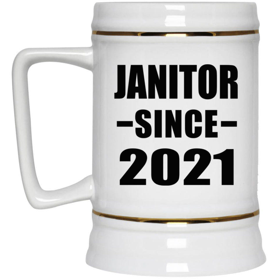 Janitor Since 2021 - Beer Stein