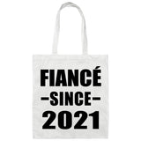 Fiance Since 2021 - Tote Bag White
