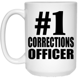 Number One #1 Corrections Officer - 15 Oz Coffee Mug