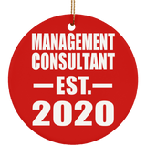 Management Consultant Established EST. 2020 - Circle Ornament