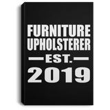 Furniture Upholsterer Established EST. 2019 - Canvas Portrait