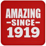 105th Birthday Amazing Since 1919 - Drink Coaster