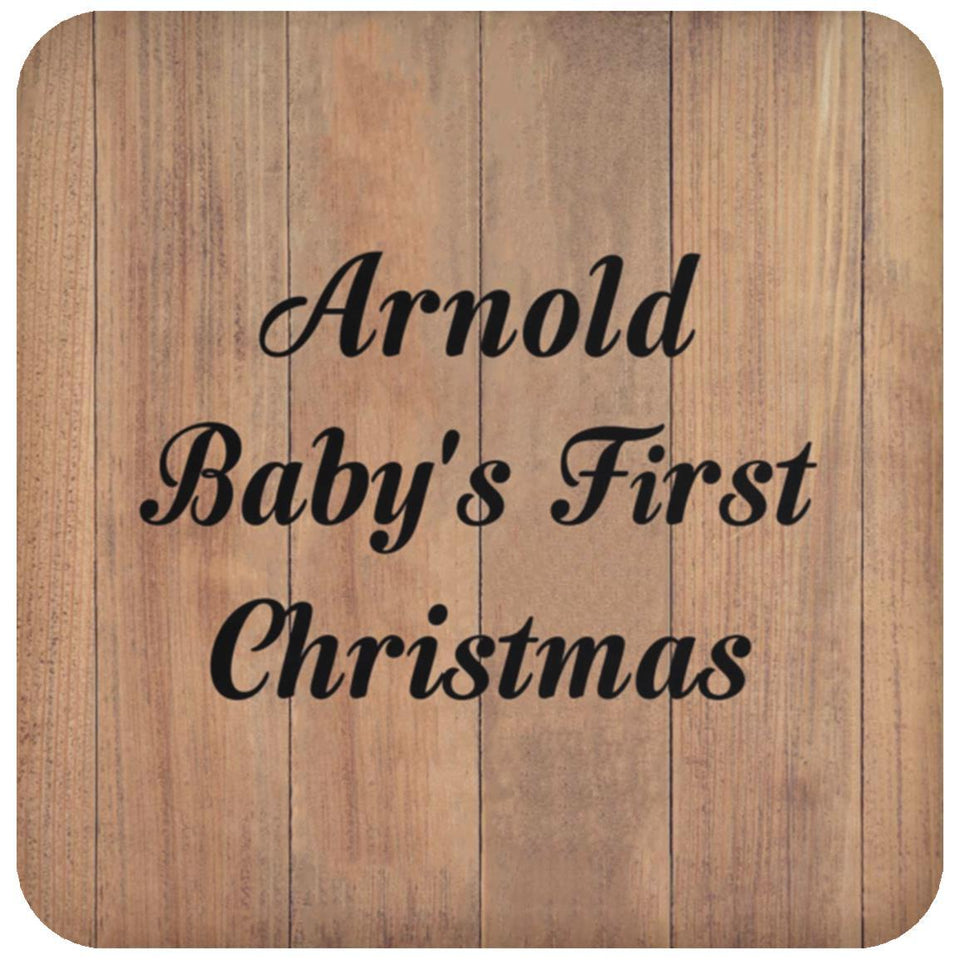 Arnold Baby's First Christmas - Drink Coaster C