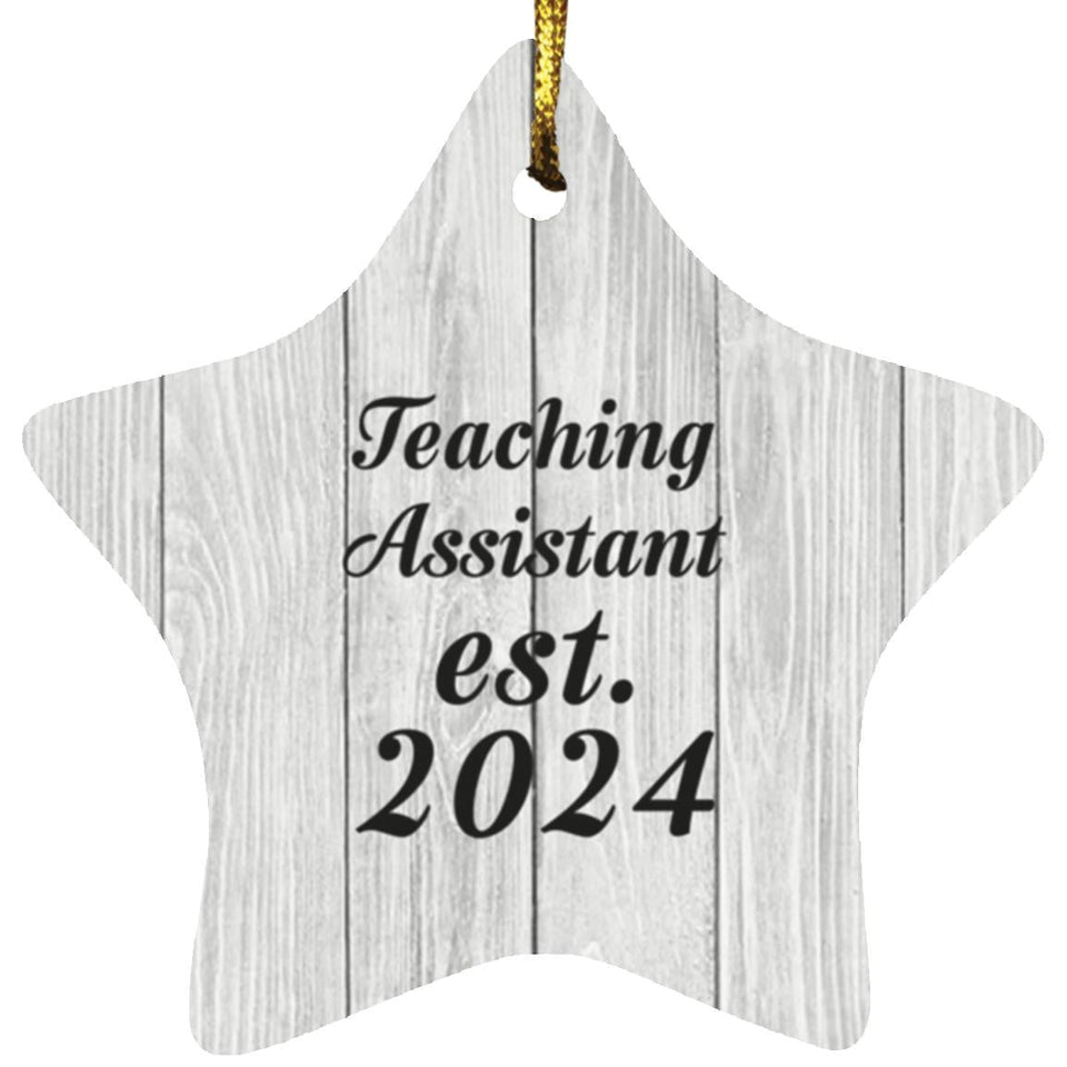 Teaching Assistant Established Est. 2024 - Star Ornament F