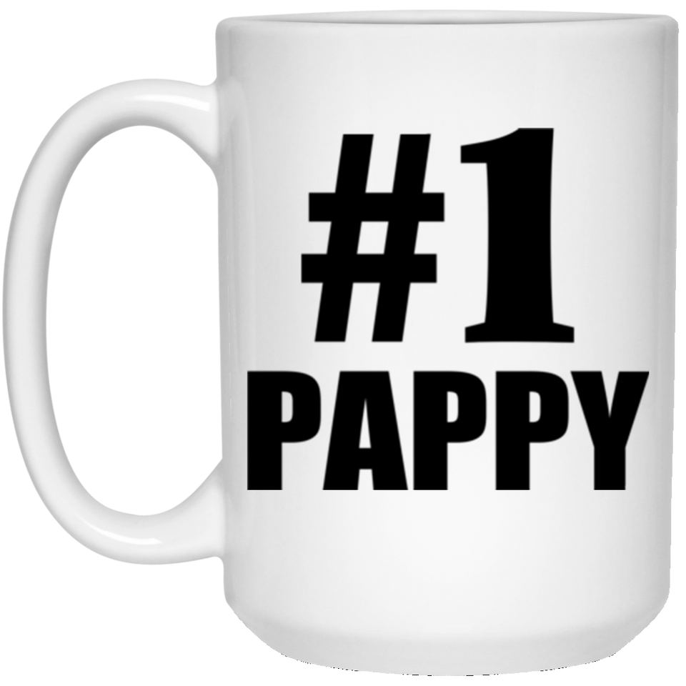 Number One #1 Pappy - 15 Oz Coffee Mug