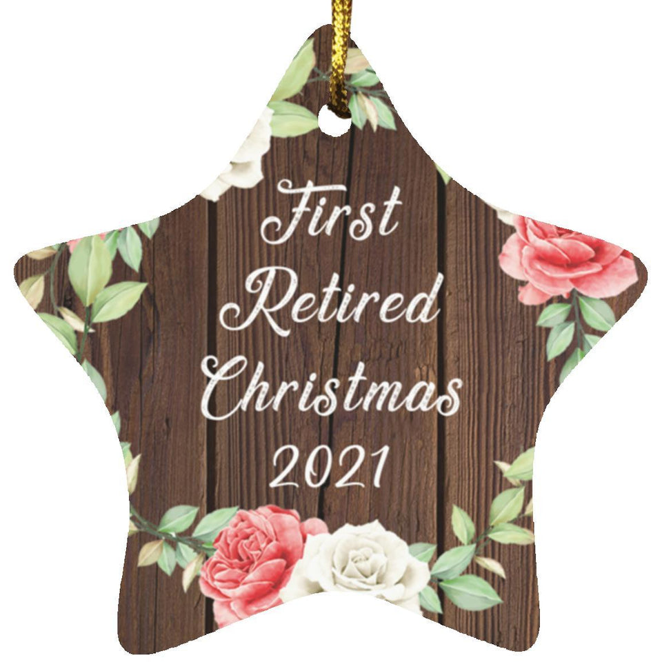 First Retired Christmas 2021 - Star Ornament A