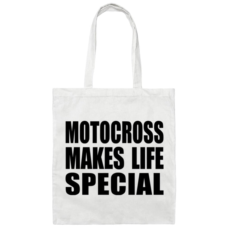 Motocross Makes Life Special - Tote Bag White