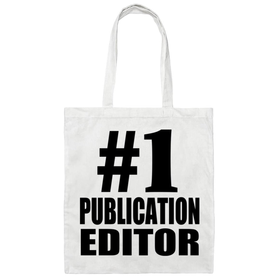 Number One #1 Publication Editor - Tote Bag White