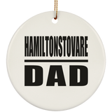 Hamiltonstovare Dad - Circle Ornament