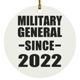 Military General Since 2022 - Circle Ornament