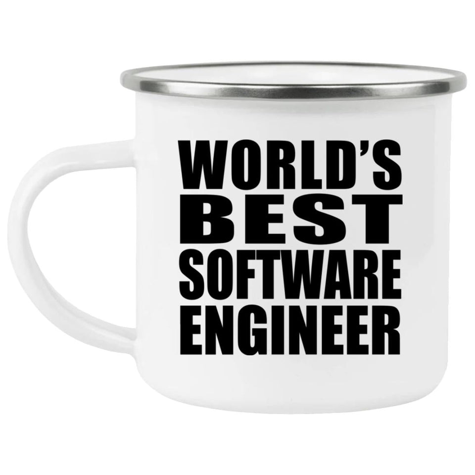 World's Best Software Engineer - 12oz Camping Mug