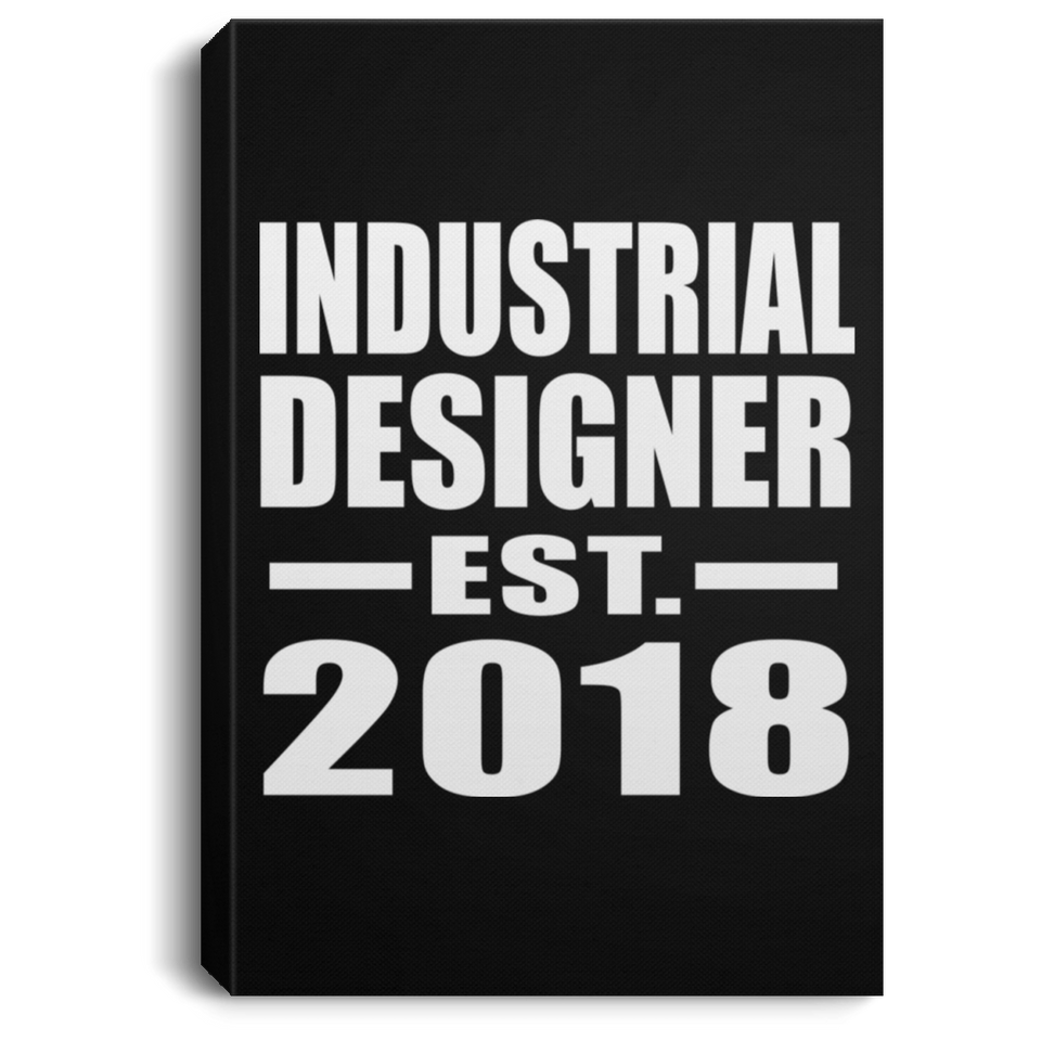 Industrial Designer Established EST. 2018 - Canvas Portrait