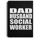 Dad Husband Social Worker - Canvas Portrait