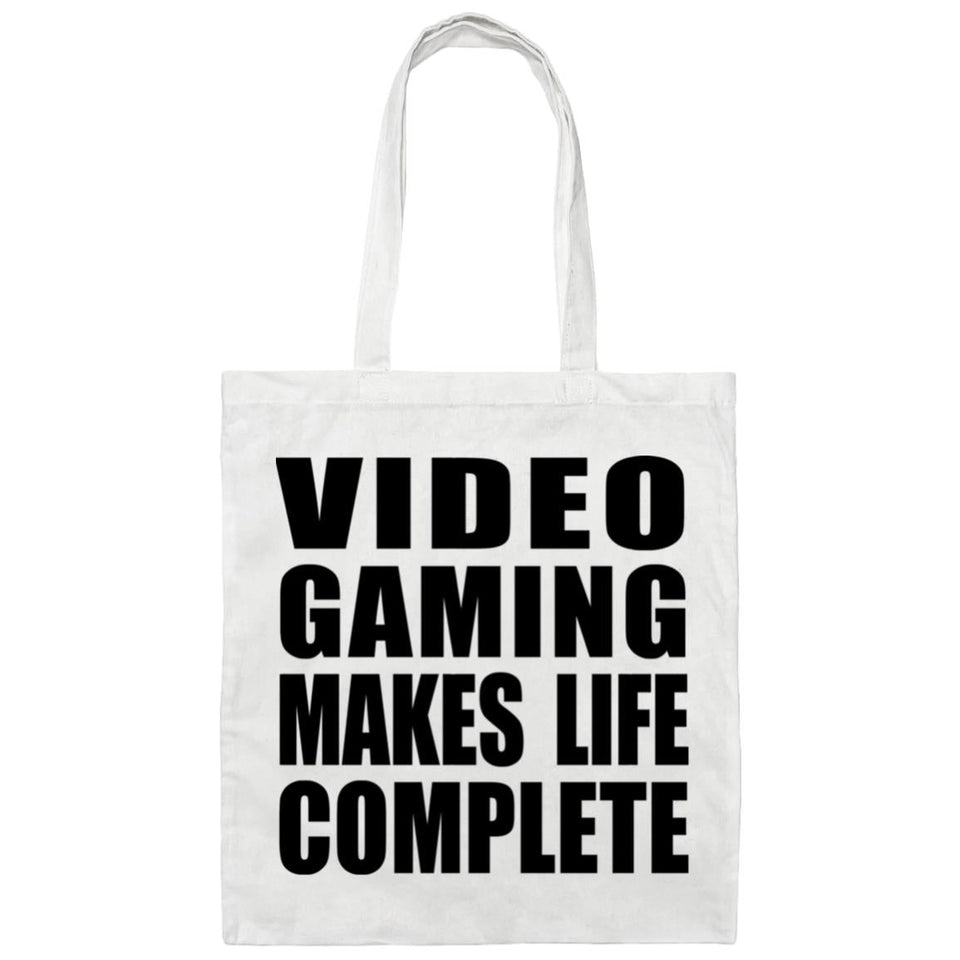 Video Gaming Makes Life Complete - Tote Bag White