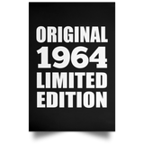 60th Birthday Original 1964 Limited Edition - Poster Portrait