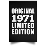 53rd Birthday Original 1971 Limited Edition - Poster Portrait