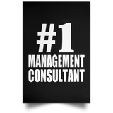 Number One #1 Management Consultant - Poster Portrait