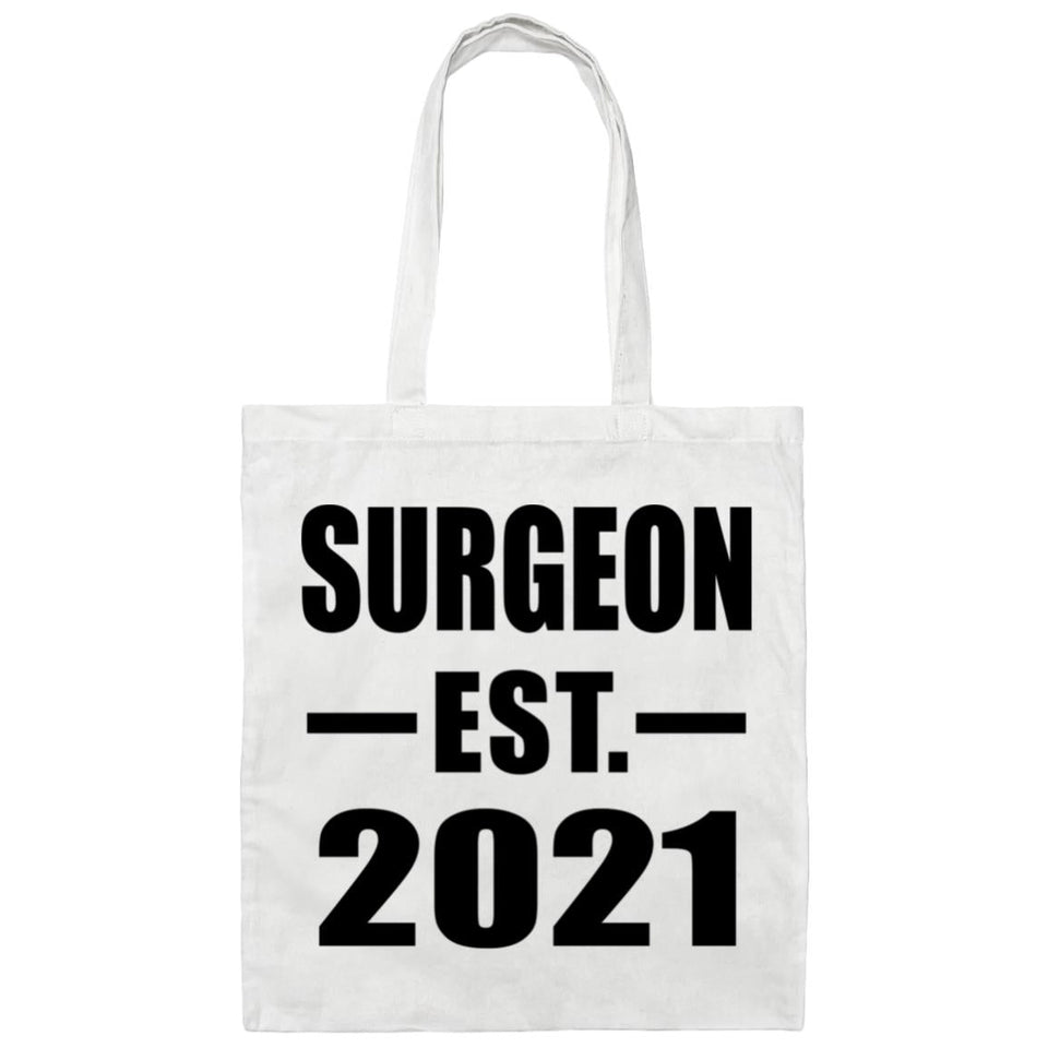 Surgeon Established EST. 2021 - Tote Bag White