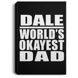 Dale World's Okayest Dad - Canvas Portrait
