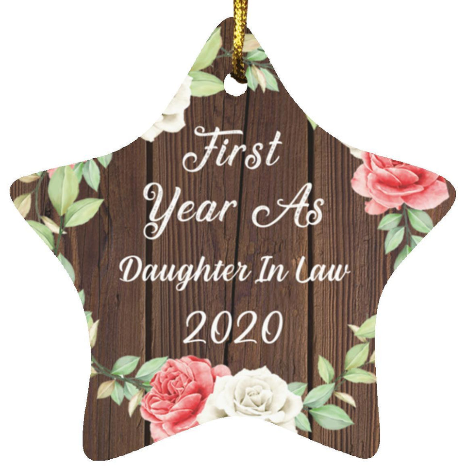 First Year As Daughter In Law 2020 - Star Ornament A