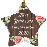 First Year As Daughter In Law 2020 - Star Ornament A