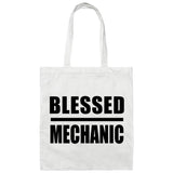 Blessed Mechanic - Tote Bag White